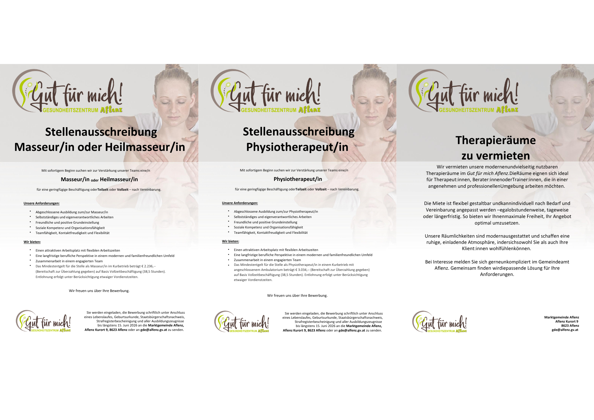 Aktuelle Stellenausschreibungen